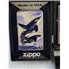 Image 3 : (2) Zippo Lighter- Whale & Plain Silver Colored