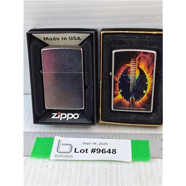 (2) Zippo Lighter