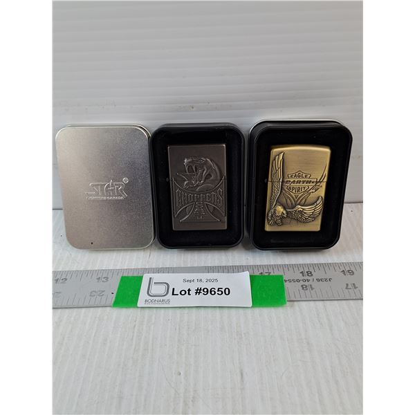 (2) Star Lighters- Choppers Coast & Eagle Spirt