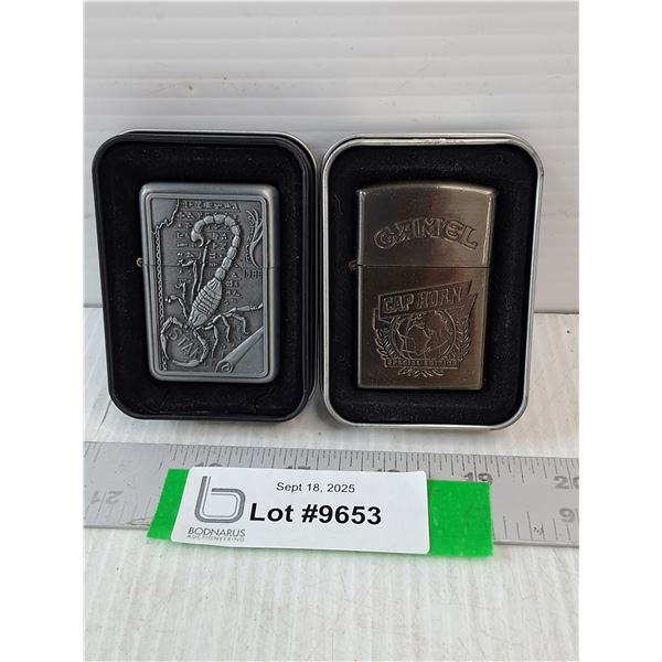 (2) Star Lighters- Camel & Scorpion