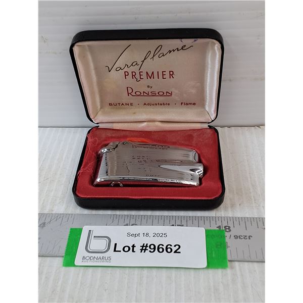 Ronson Varaflame Premier Butane Lighter