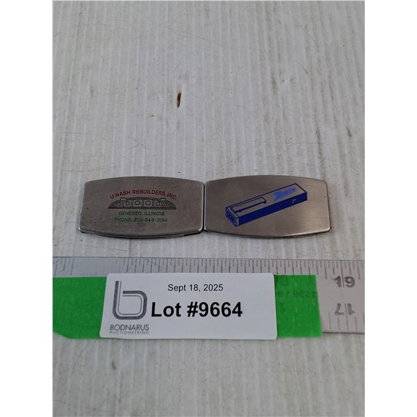 (2) Zippo Pocket Knife & Nail File