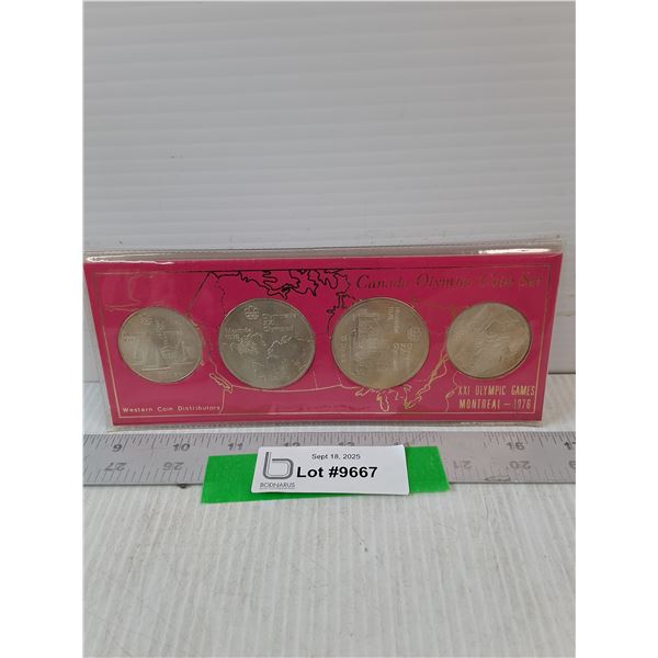 1976 Canada Olympic Coin Set