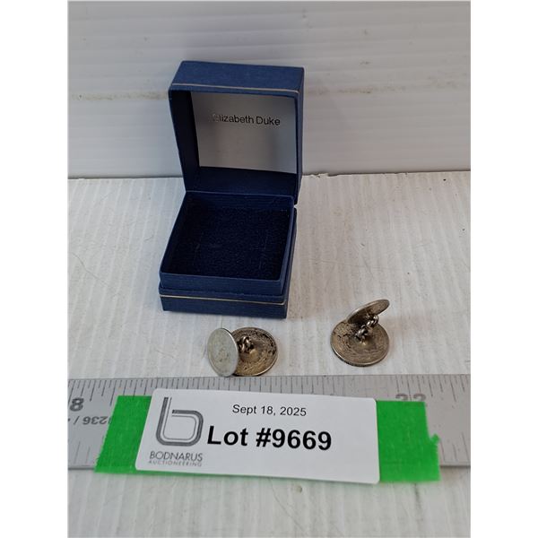 Coin Chain Cufflinks