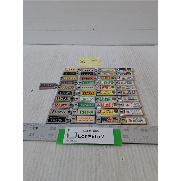 (41) Vintage War Amps Key Tags- 1949 To 1951-95