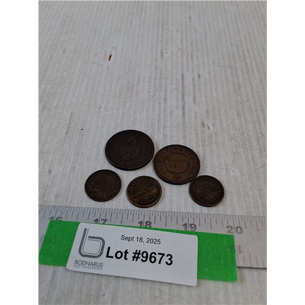 (5) Coins/Tokens- 1811