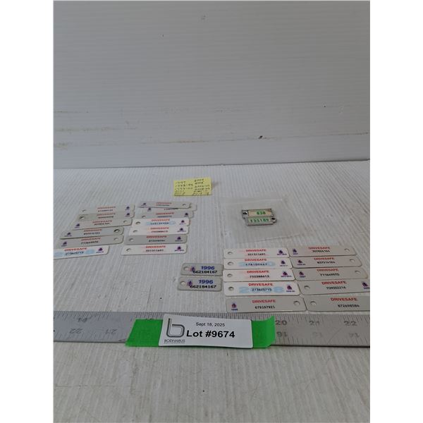 (27) War Amps Key Tags-