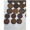 Image 4 : (30) Variety Of One Cent Penny Bank Tokens & Half Penny Bank Tokens- 1832-57 Years Missing