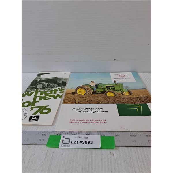 John Deere Ten Ten Row-Crop Utility Magazines & John Deere Book