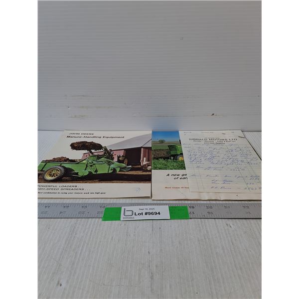 John Deere Ten Ten Row-Crop Utility Magazines & John Deere Manure-Handling Equipment