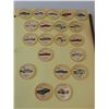 Image 4 : Jell-O Car And Airplane Coins Album- 12" x 11.5" x 2.5"