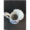 Image 3 : Vintage Blue And White Floral Ceramic Pitcher