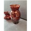 Image 2 : (2) Ruby Red Vases