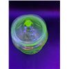 Image 4 : Uranium Glass Jar- 6" x 8"