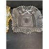 Image 2 : (2) Gold And Silver Colored Dishes & Glass Bowl