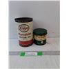 Image 1 : Esso Motor Oil Tin Can & Texaco Tin Can