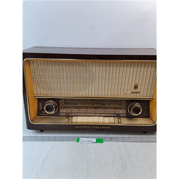 Grundig-Fleetwood Radio- 22" x 8" x 13"