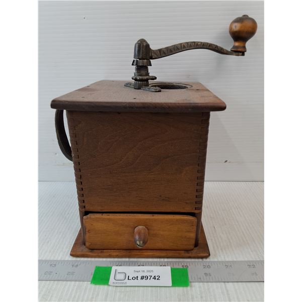 Vintage Manual Coffee Grinder- Hand Crank-