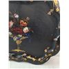 Image 2 : Black Tray With Flower Pattern- 24.5" x 19.5"