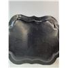 Image 5 : Black Tray With Flower Pattern- 24.5" x 19.5"