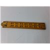 Image 2 : (3) Folding Expanding Vintage Rulers With Level, Protractor, Imperial Inch Measurments