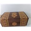 Image 2 : (2) Intricate Wooden Chests, Silver Coin Container, Cigarette Holder, Jewelery Case