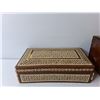 Image 3 : (2) Intricate Wooden Chests, Silver Coin Container, Cigarette Holder, Jewelery Case