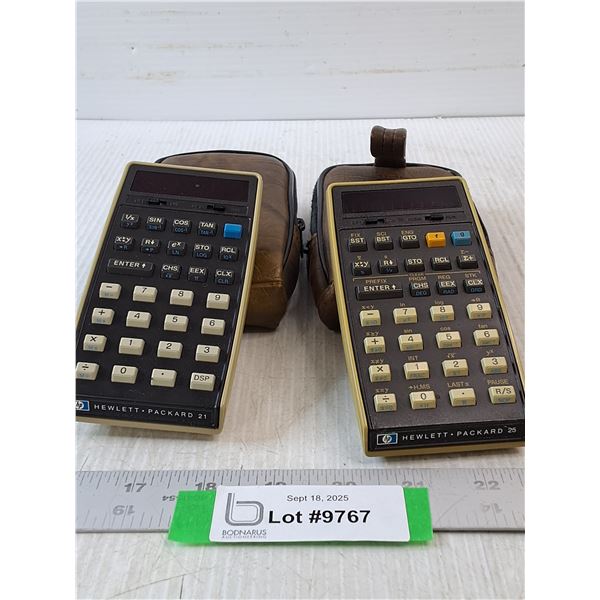 (2) Hp Hewlett Packard 21