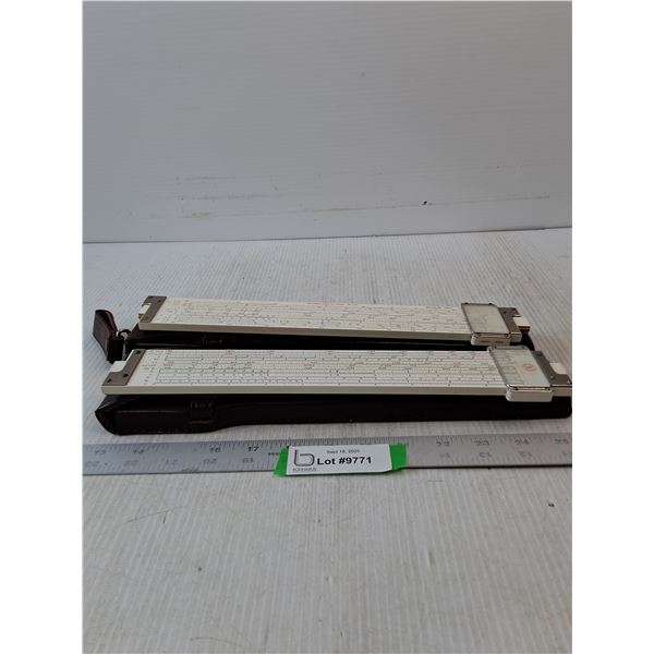(2) Vintage Hughes-Owens Slide Rules