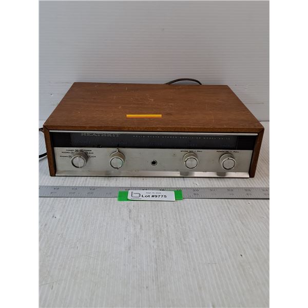 Heathkit AR-14 Solid State Stereo Receiver12.5" x 9.5" x 3.5"- Powers On As Is