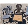 Image 2 : DECK/PATIO/LAWN CHAIRS AND TABLES