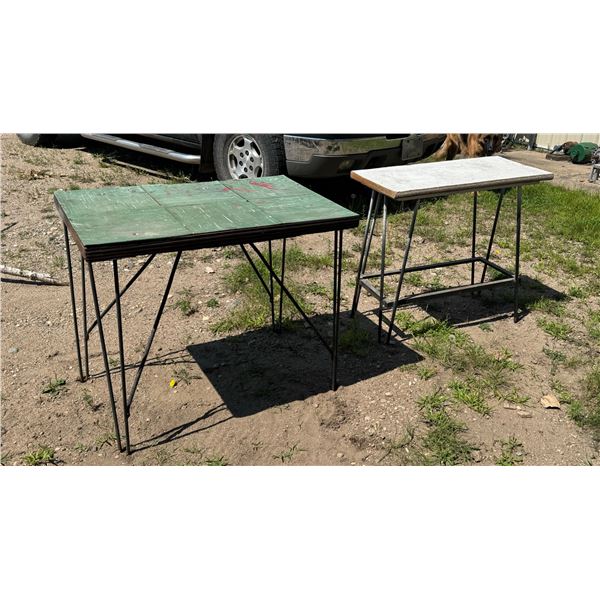 HAIRPIN LEG TABLES, LOT OF TWO