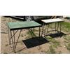 Image 1 : HAIRPIN LEG TABLES, LOT OF TWO