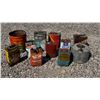 Image 1 : VINTAGE OIL AND GAS CANS
