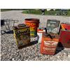 Image 2 : VINTAGE OIL AND GAS CANS