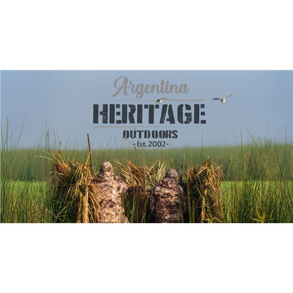 Argentina Duck hunt for 2 hunters
