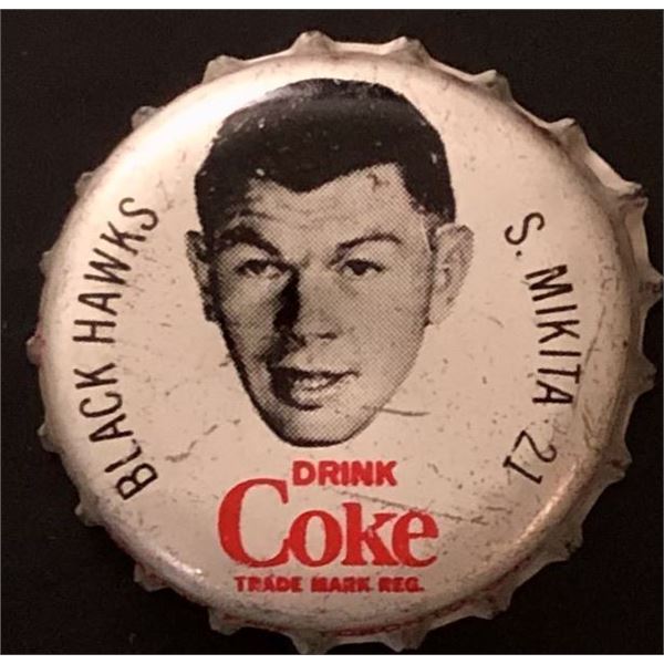 1964-65 COCA COLA NHL CAP - STAN MIKITA (HOF)