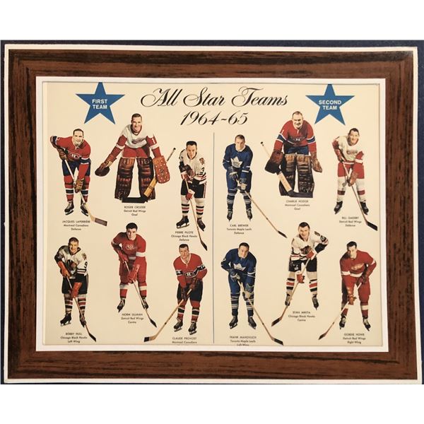 1964-65 NHL ALL STARS PHOTO PRINT