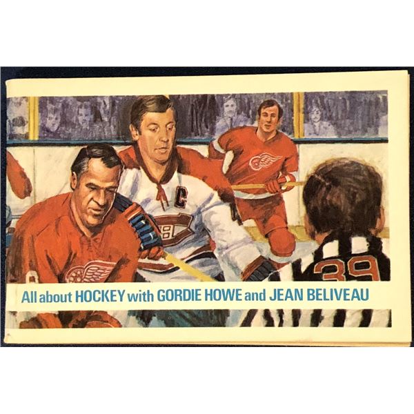 1973 SCOTIABANK ALL ABOUT HOCKEY W/ GORDIE HOWE & JEAN BELIVEAU