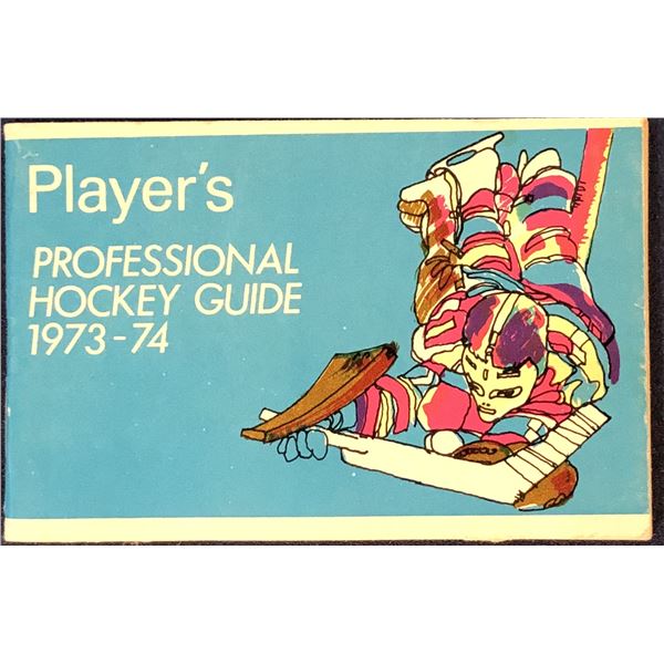 1973-74 PLAYER'S PROFESSIONAL HOCKEY GUIDE