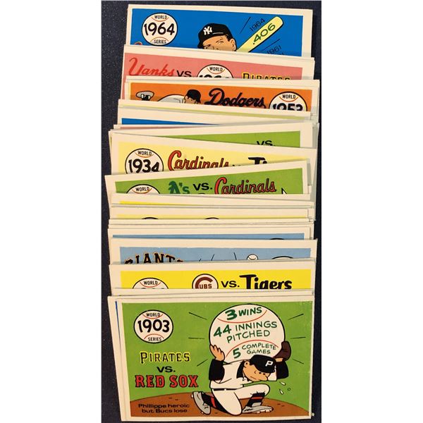 1968 FLEER LAUGHLIN WORLD SERIES SET
