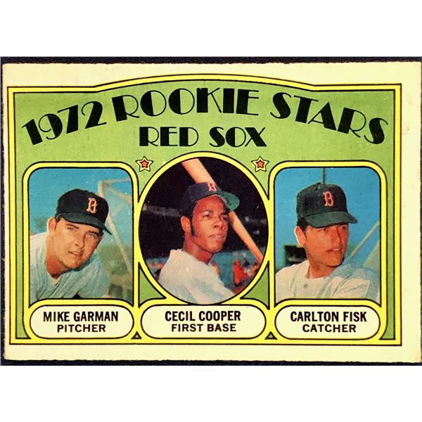 1972 O-PEE-CHEE CARLTON FISK (HOF) ROOKIE CARD