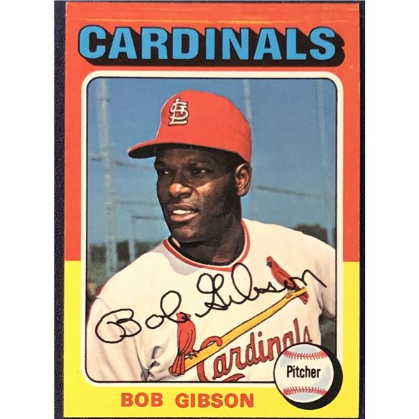 1975 TOPPS MINI BOB GIBSON (HOF)