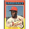 Image 1 : 1975 TOPPS MINI BOB GIBSON (HOF)
