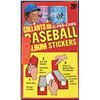 Image 1 : 1982 O-PEE-CHEE BASEBALL STICKERS - SEALED BOX