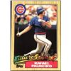 Image 1 : 1987 TOPPS RAFAEL PALMEIRO ROOKIE CARD