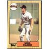 Image 1 : 1987 TOPPS WILL CLARK ROOKIE CARD