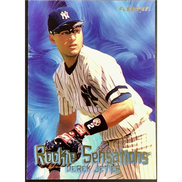 1997 FLEER DEREK JETER (HOF) ROOKIE CARD