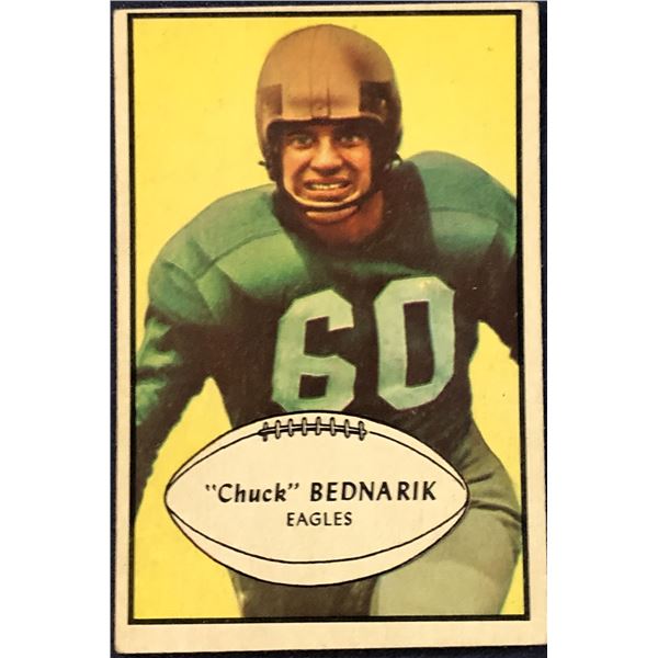 1953 BOWMAN NFL CHUCK BEDNARIK (HOF)