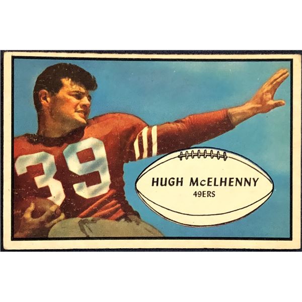 1953 BOWMAN NFL HUGH McELHENNY (HOF)